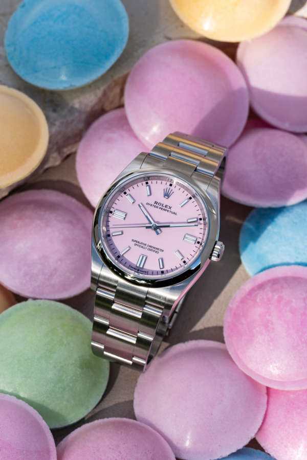 Rolex Oyster Perpetual 36 Rose Bonbon "Jamais portée"