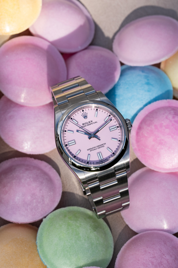 Rolex Oyster Perpetual 36 Rose Bonbon "Jamais portée"