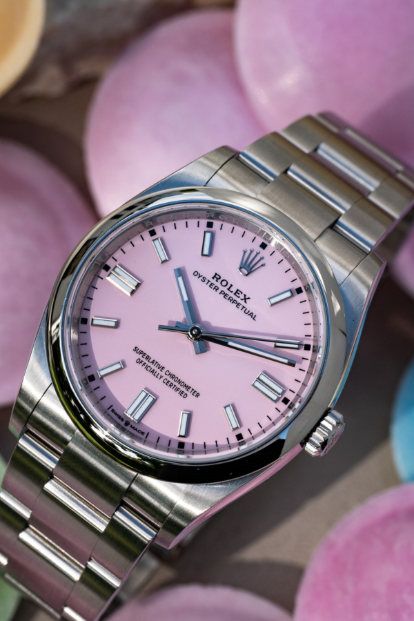 Rolex Oyster Perpetual 36 Rose Bonbon "Jamais portée"