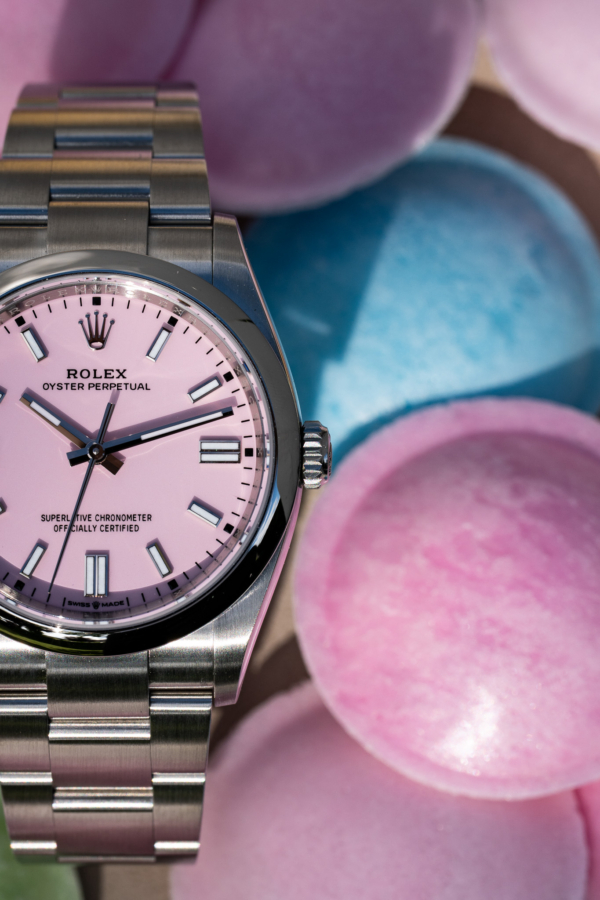 Rolex Oyster Perpetual 36 Rose Bonbon "Jamais portée"