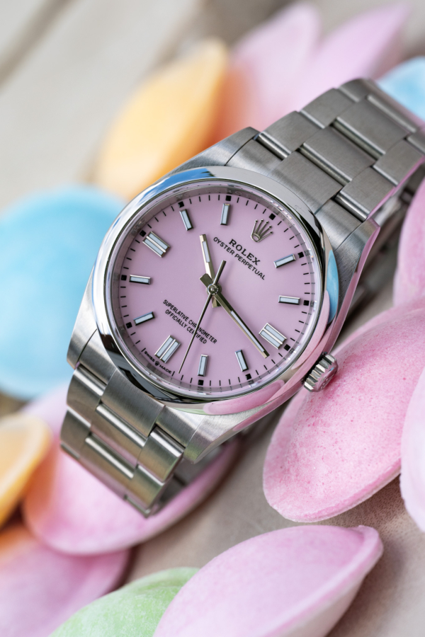 Rolex Oyster Perpetual 36 Rose Bonbon "Jamais portée"