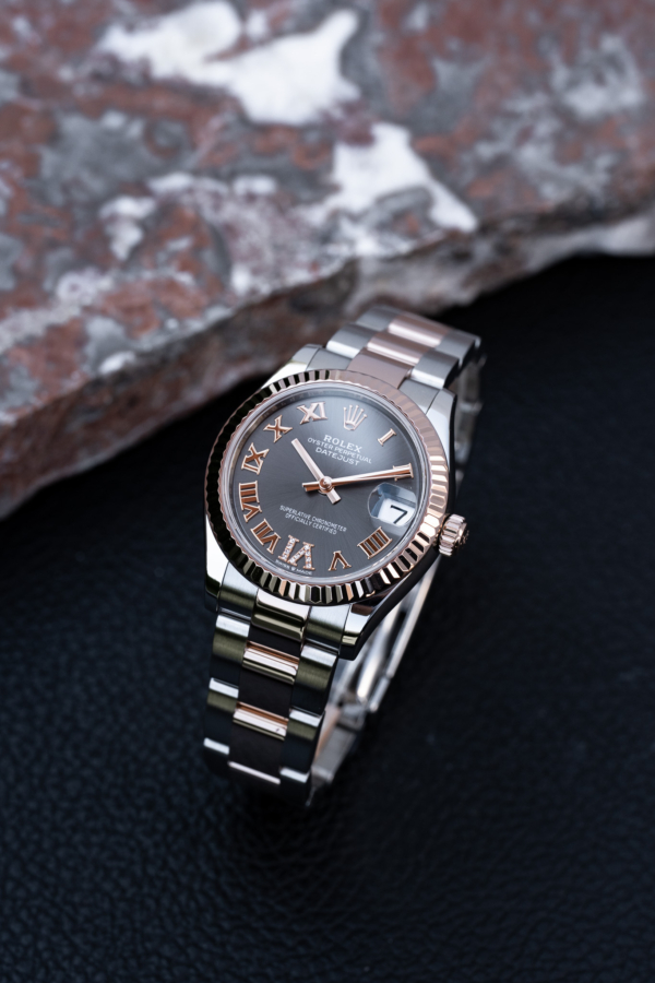 Rolex Datejust 31 Ardoise Diamants