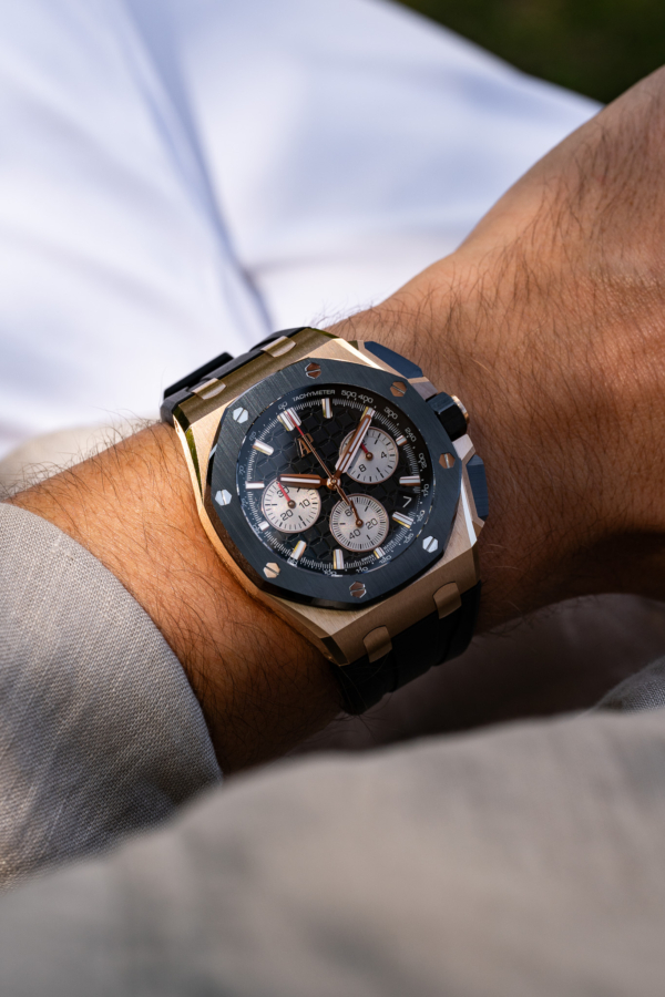 Royal Oak Offshore Chronographe Or Rose Céramique