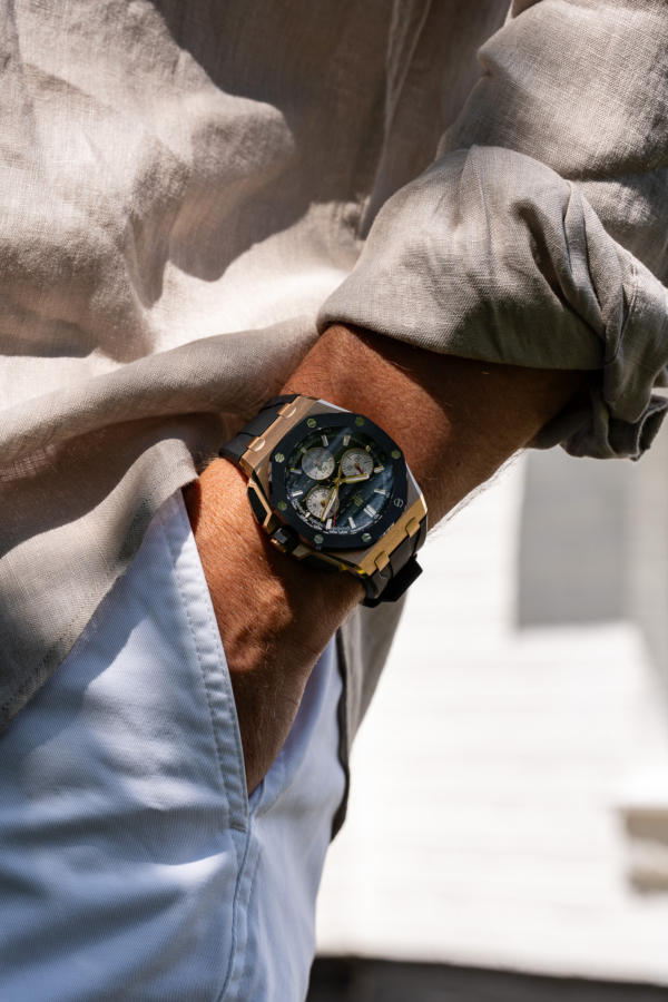 Royal Oak Offshore Chronographe Or Rose Céramique