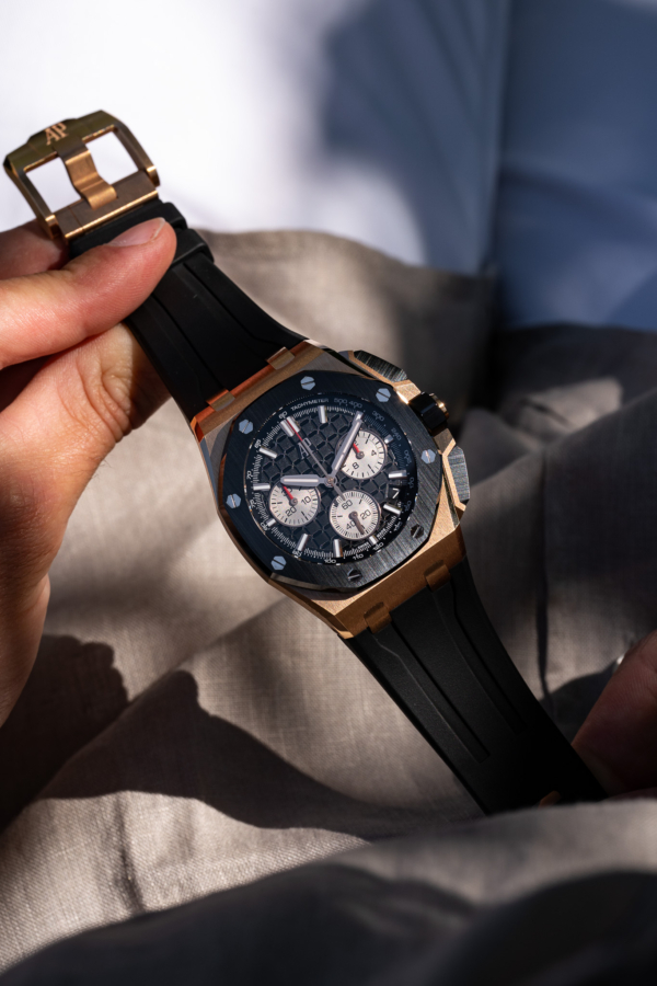 Royal Oak Offshore Chronographe Or Rose Céramique
