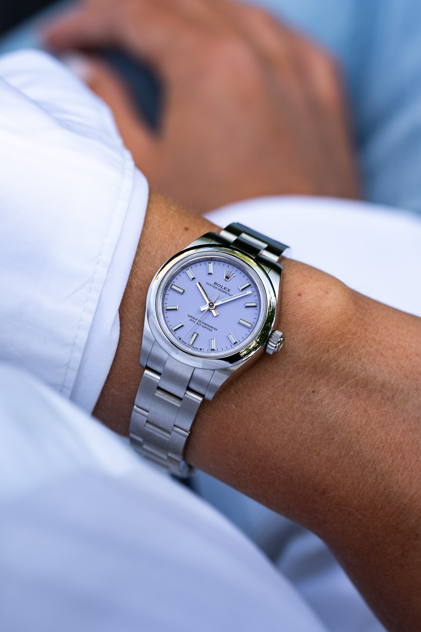 Rolex Oyster Perpetual 28 Lavender "Unworn"