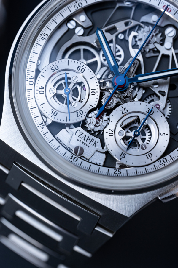 Czapek Antarctique Rattrapante Silver Grey 1ère série