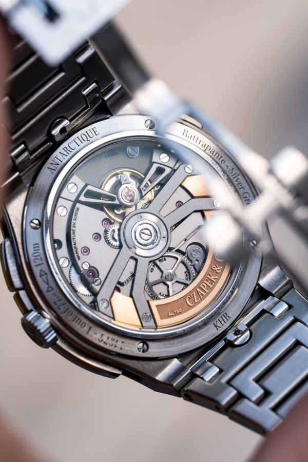 Czapek Antarctique Rattrapante Silver Grey 1ère série