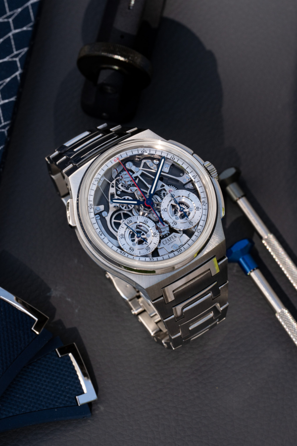 Czapek Antarctique Rattrapante Silver Grey 1ère série