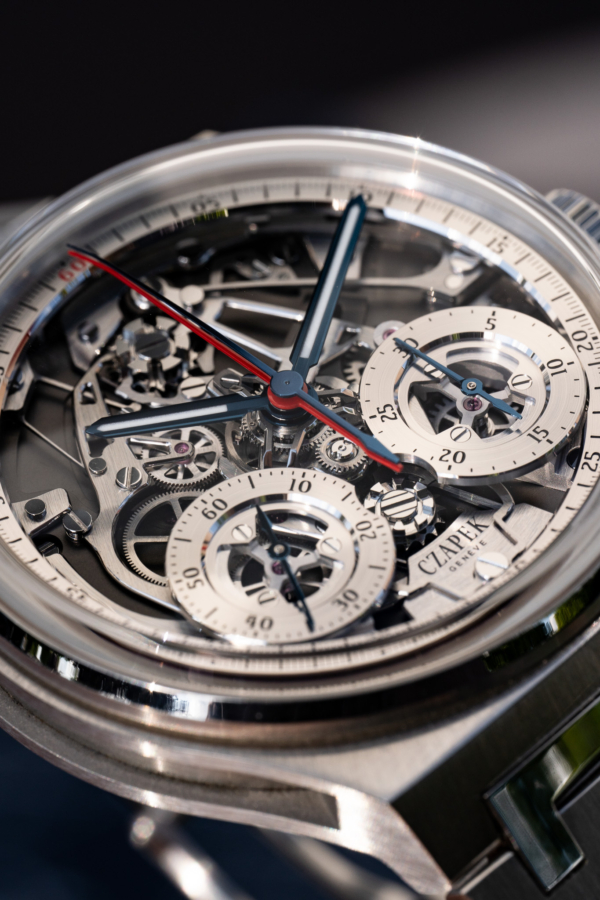 Czapek Antarctique Rattrapante Silver Grey 1ère série