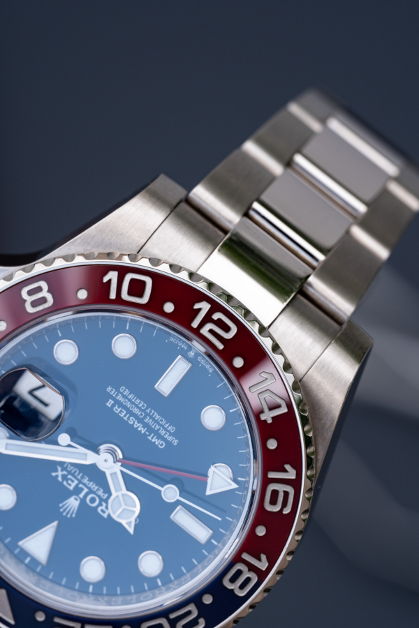 Rolex GMT-Master II Pepsi Bleu Nuit Or Gris