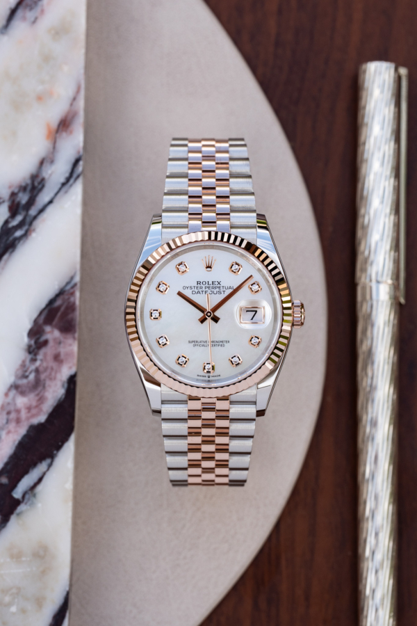 Rolex Datejust 36 Everose Mother of Pearl "Unworn"