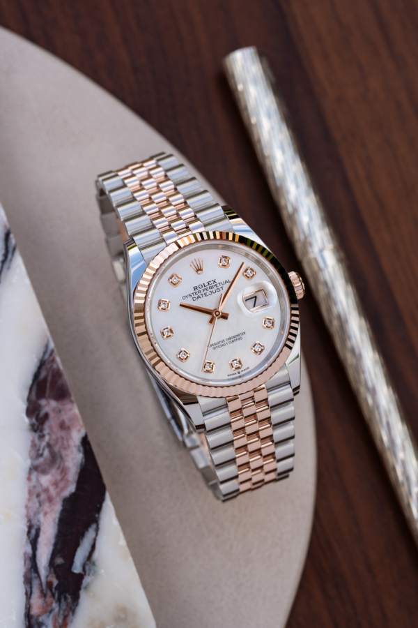 Rolex Datejust 36 Everose Mother of Pearl "Unworn"
