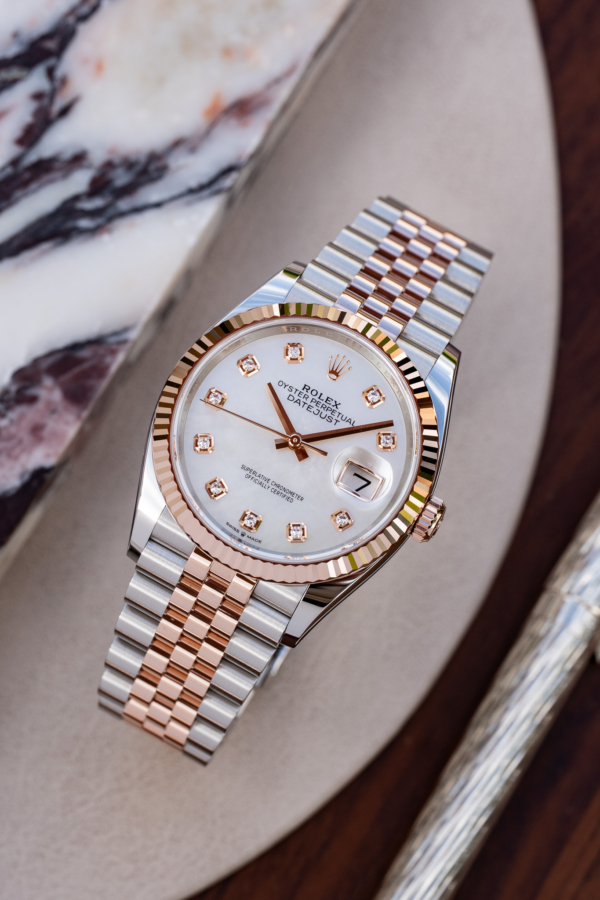 Rolex Datejust 36 Everose Mother of Pearl "Unworn"