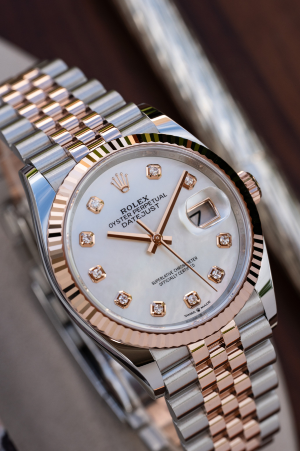Rolex Datejust 36 Everose Mother of Pearl "Unworn"