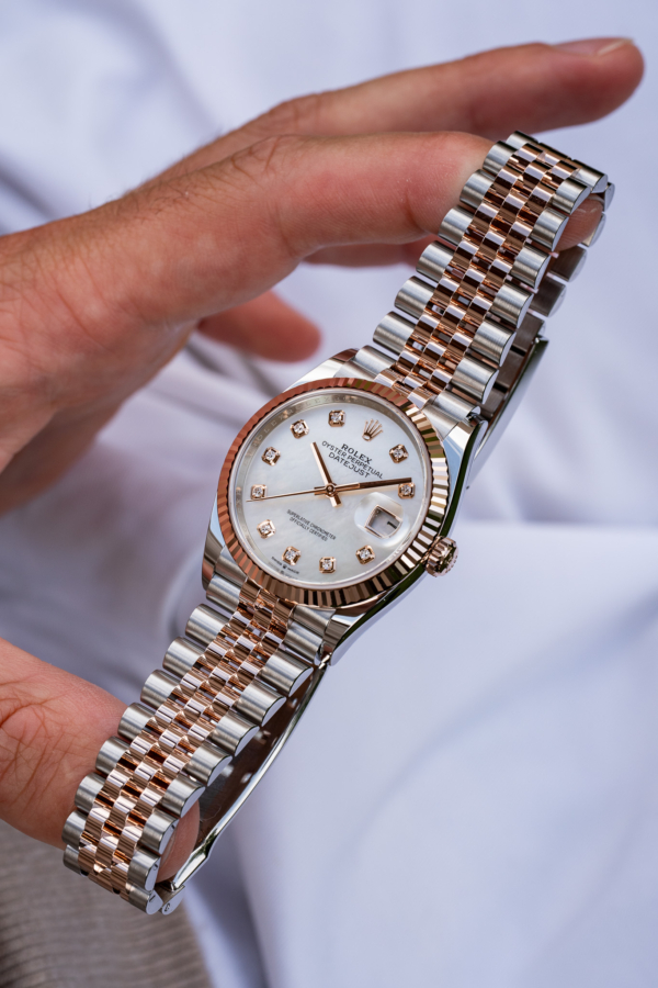 Rolex Datejust 36 Everose Mother of Pearl "Unworn"