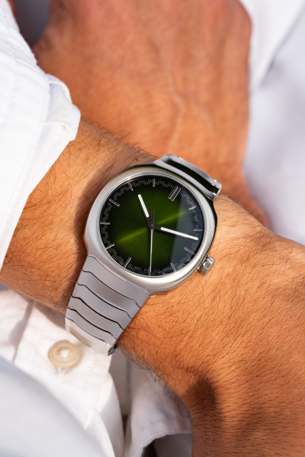 H. Moser & Cie. Streamliner Matrix Green