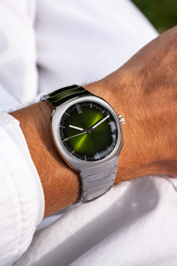 H. Moser & Cie. Streamliner Matrix Green