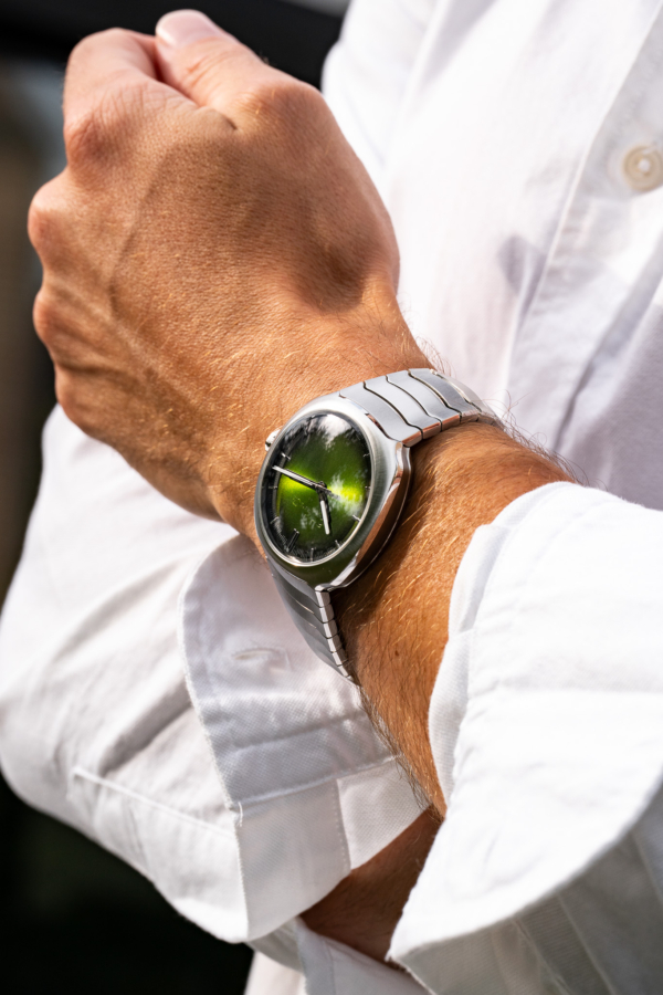 H. Moser & Cie. Streamliner Matrix Green