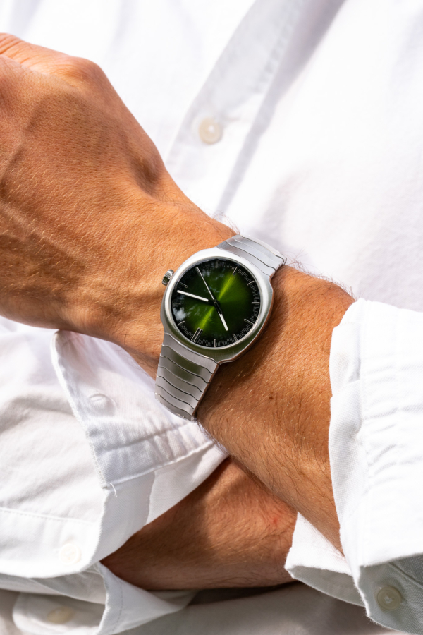 H. Moser & Cie. Streamliner Matrix Green