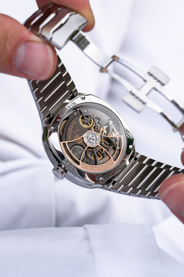 H. Moser & Cie. Streamliner Matrix Green