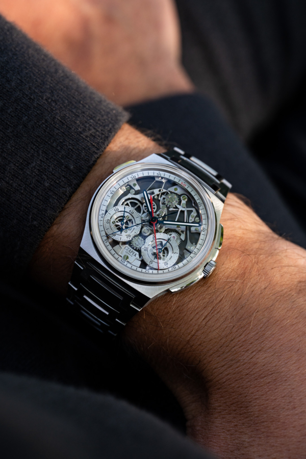 Czapek Antarctique Rattrapante Silver Grey 1ère série