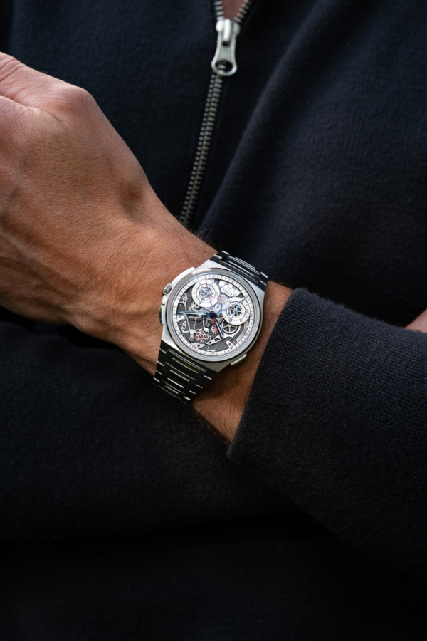 Czapek Antarctique Rattrapante Silver Grey 1ère série