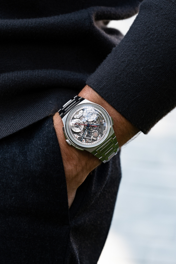 Czapek Antarctique Rattrapante Silver Grey 1ère série