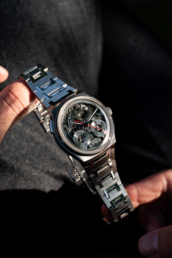 Czapek Antarctique Rattrapante Silver Grey 1ère série