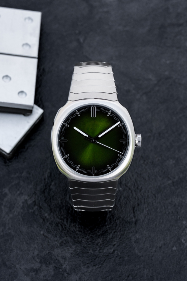 H. Moser & Cie. Streamliner Matrix Green