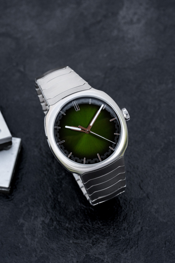 H. Moser & Cie. Streamliner Matrix Green