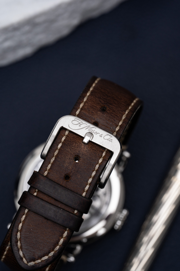 H. Moser & Cie. Heritage Funky Blue Fumé