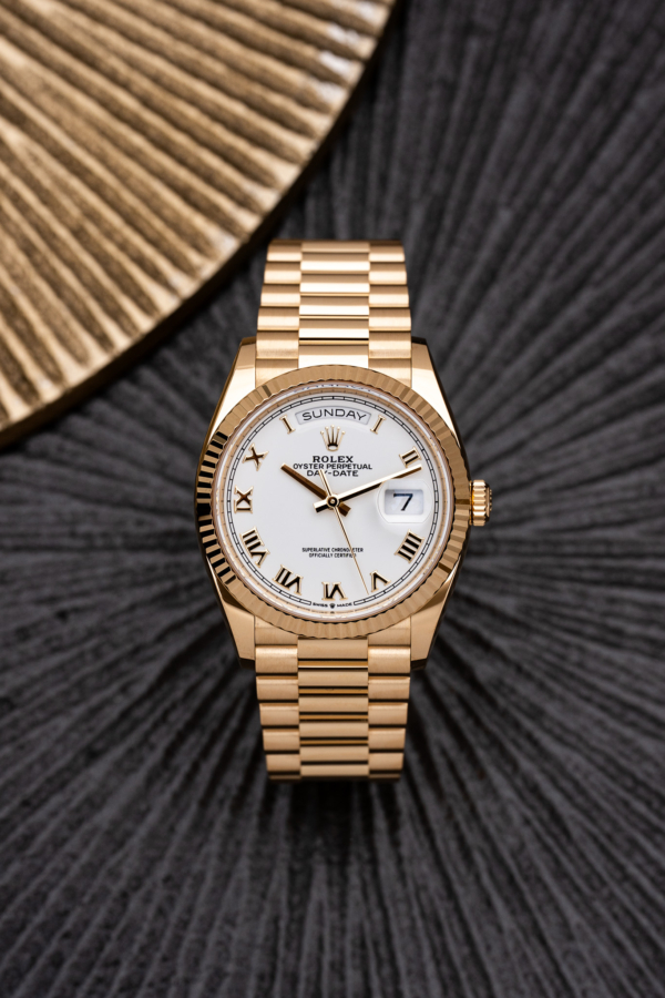 Rolex Day-Date 36 Blanc "Unworn"