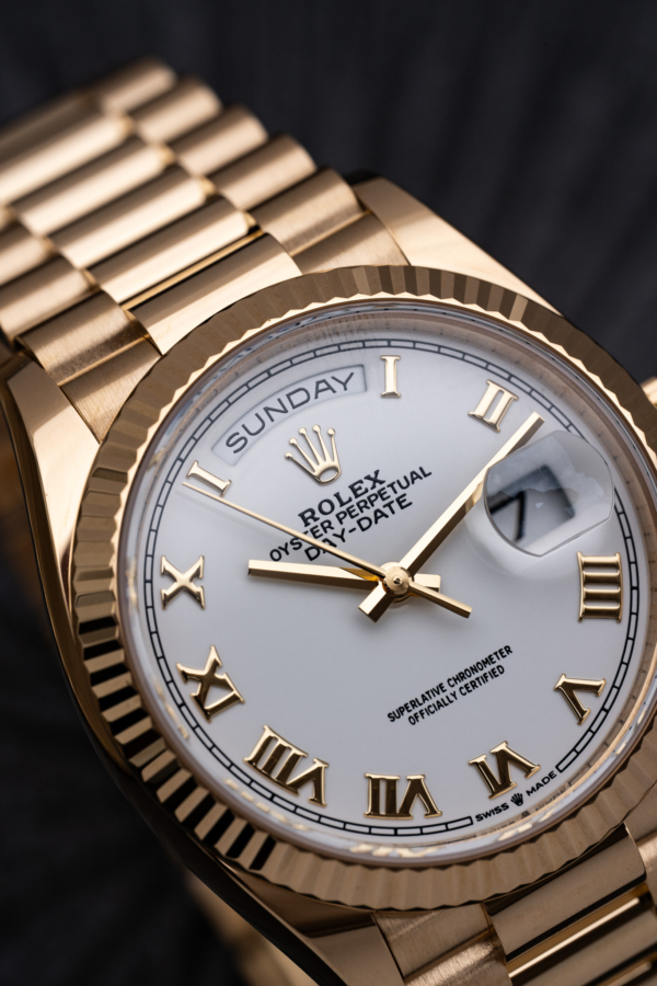 Rolex Day-Date 36 Blanc "Unworn"