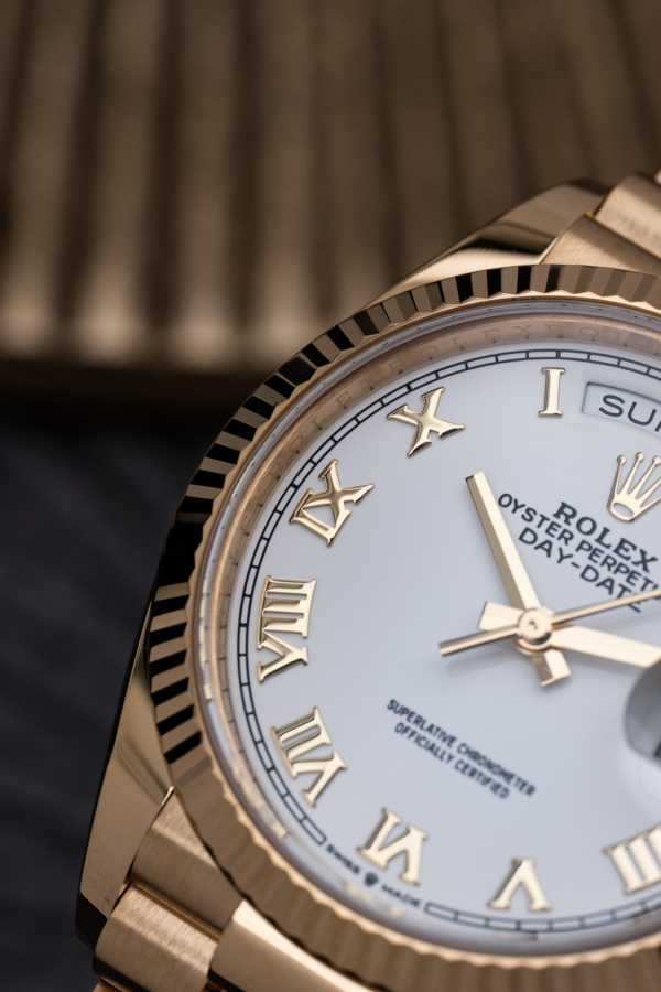 Rolex Day-Date 36 Blanc "Unworn"