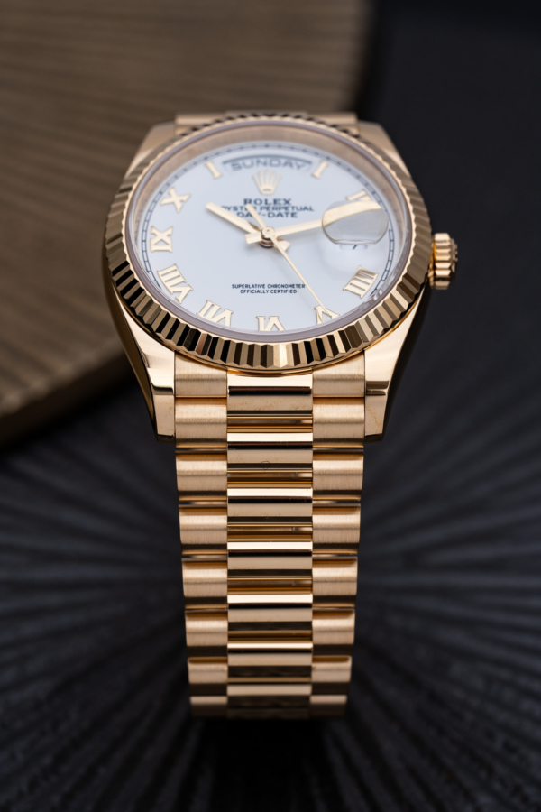 Rolex Day-Date 36 Blanc "Unworn"