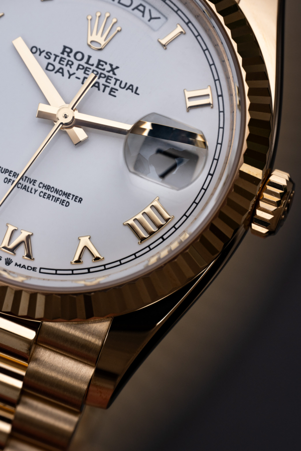 Rolex Day-Date 36 Blanc "Unworn"