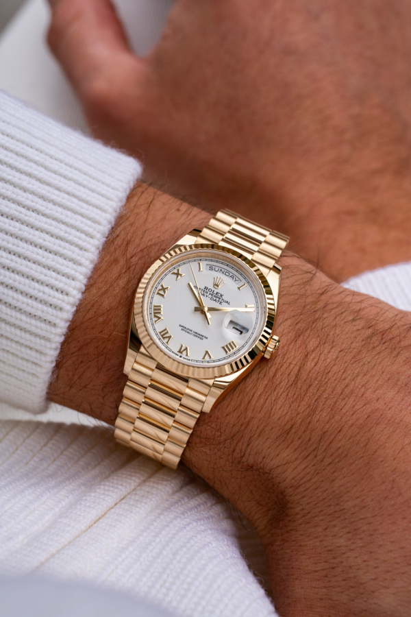 Rolex Day-Date 36 Blanc "Unworn"