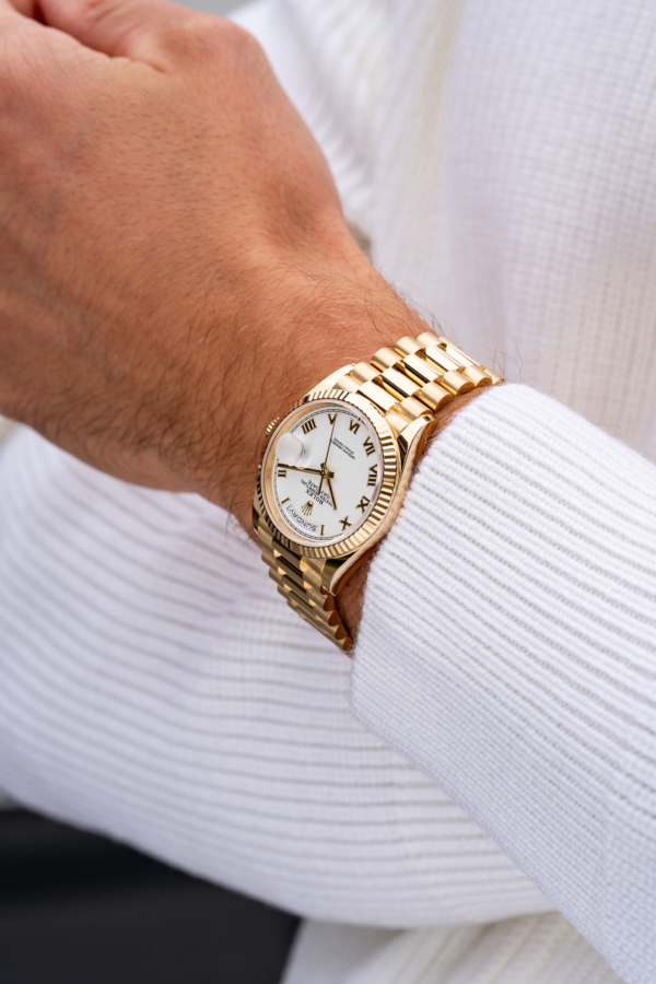 Rolex Day-Date 36 Blanc "Unworn"