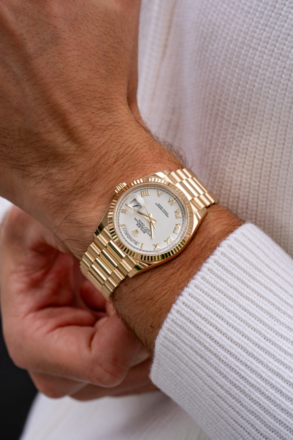 Rolex Day-Date 36 Blanc "Unworn"