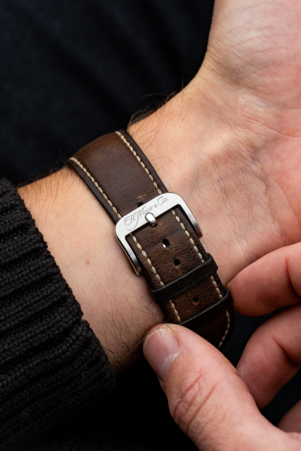 H. Moser & Cie. Heritage Funky Blue Fumé