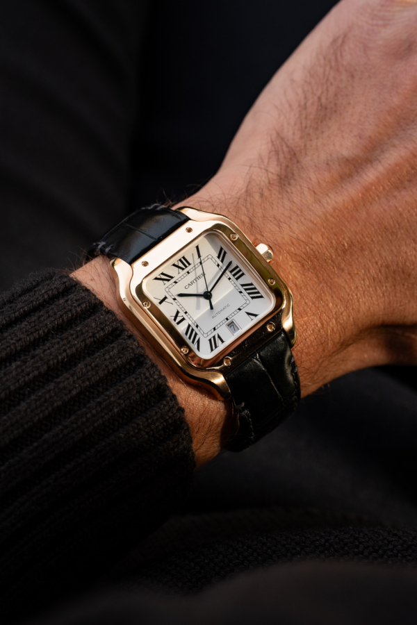 Santos de Cartier Large Or Rose