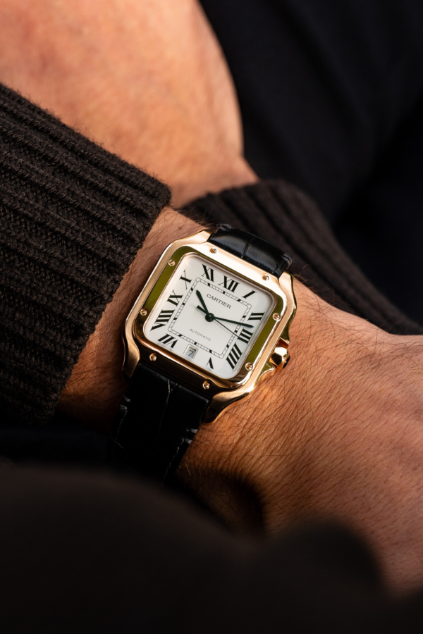 Santos de Cartier Large Or Rose