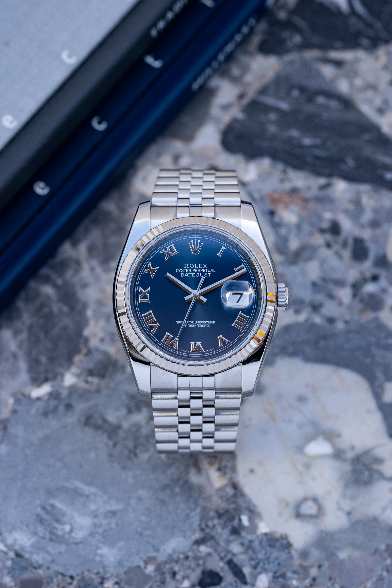 Rolex Datejust 36 Bleu Romain