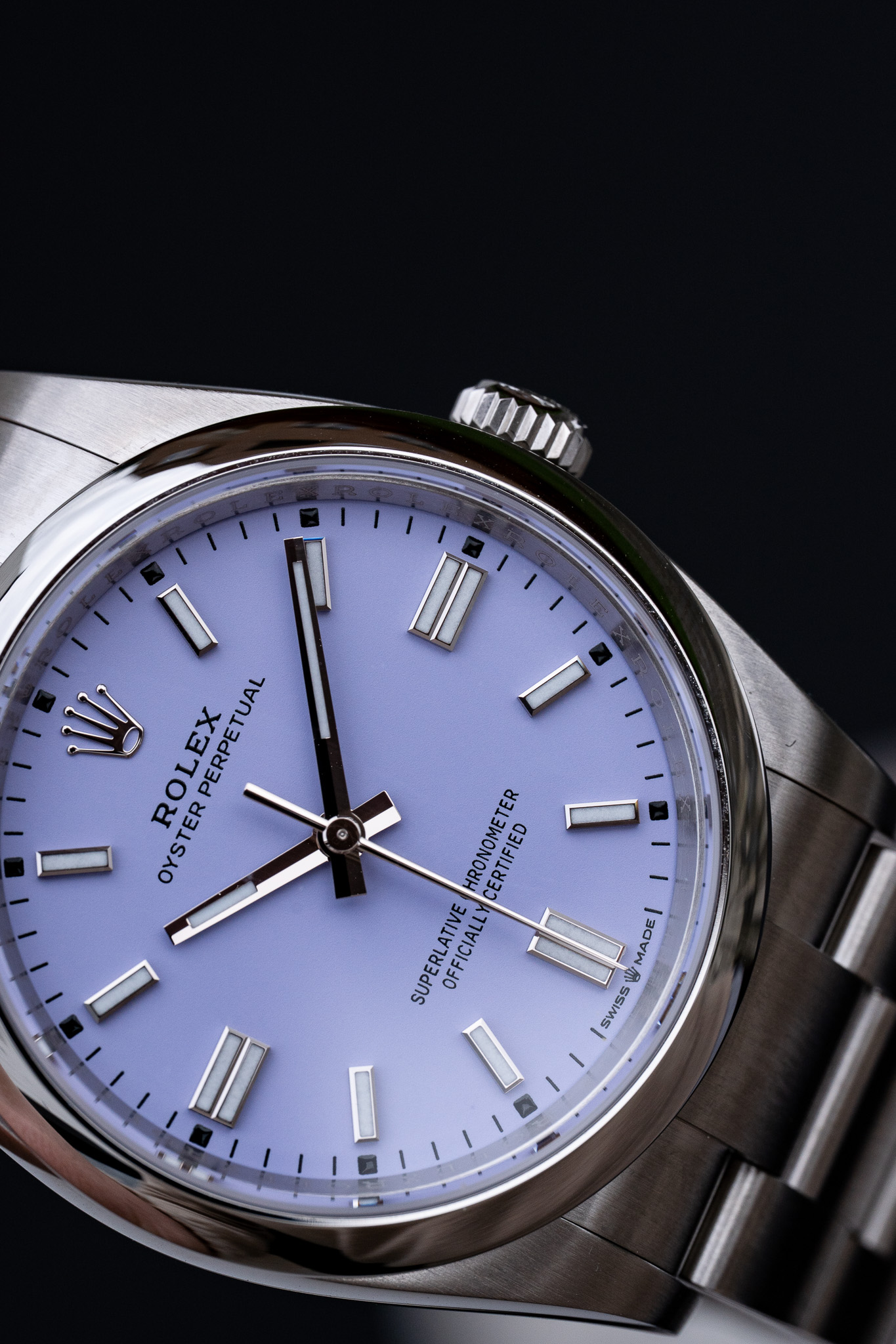 Rolex Oyster Perpetual 36 Lavander "Unworn"