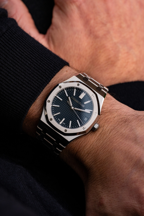 Royal Oak 15510ST Blue "Unworn"