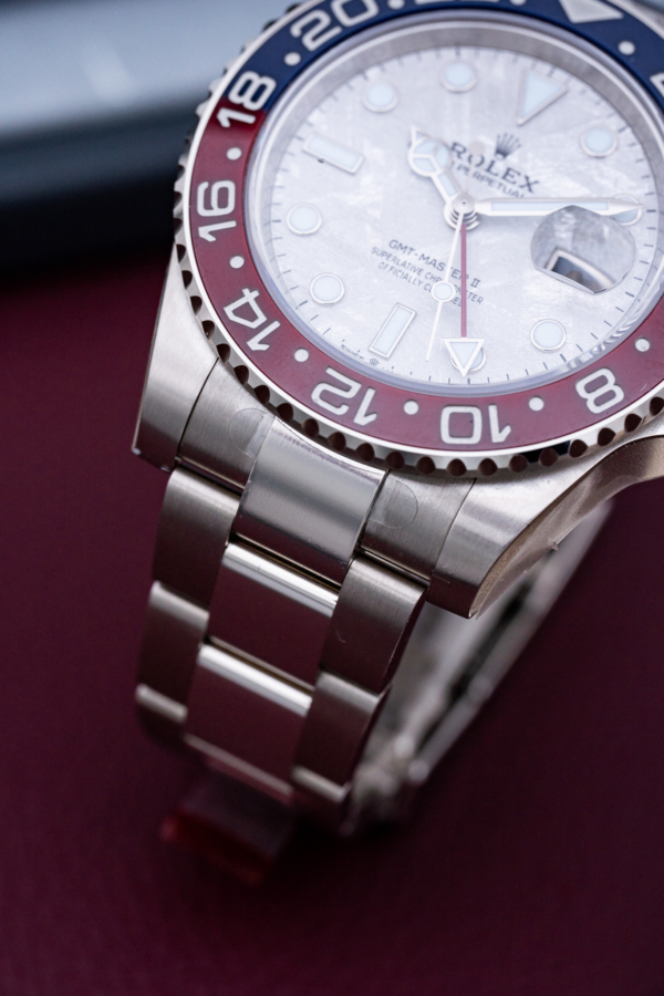 Rolex GMT-Master II Pepsi Météorite Or Gris