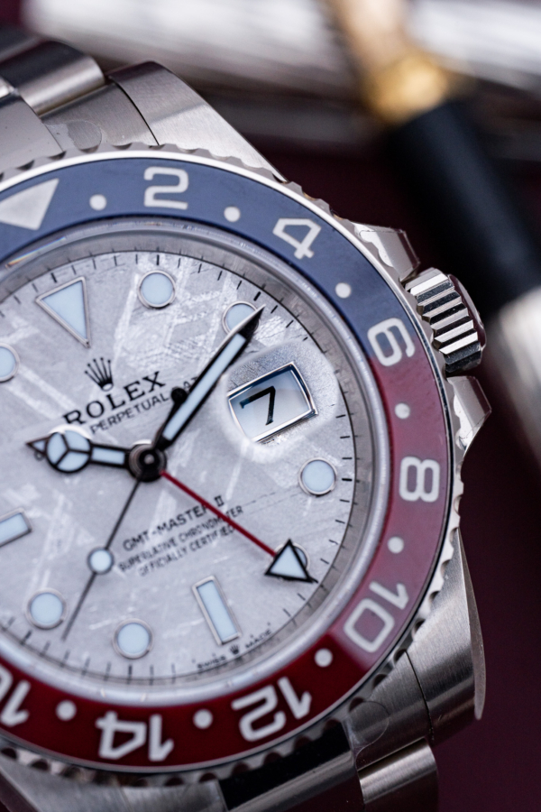 Rolex GMT-Master II Pepsi Météorite Or Gris