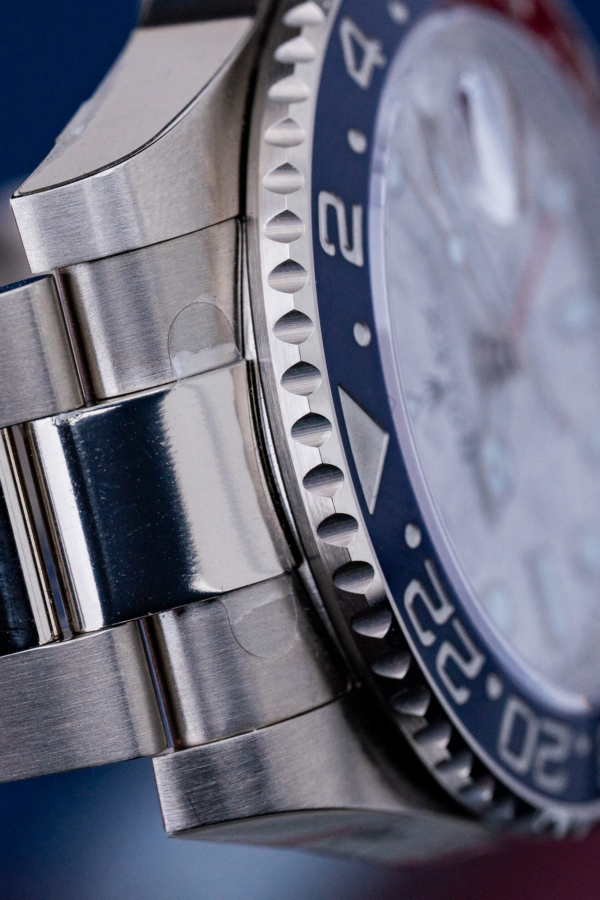 Rolex GMT-Master II Pepsi Météorite Or Gris