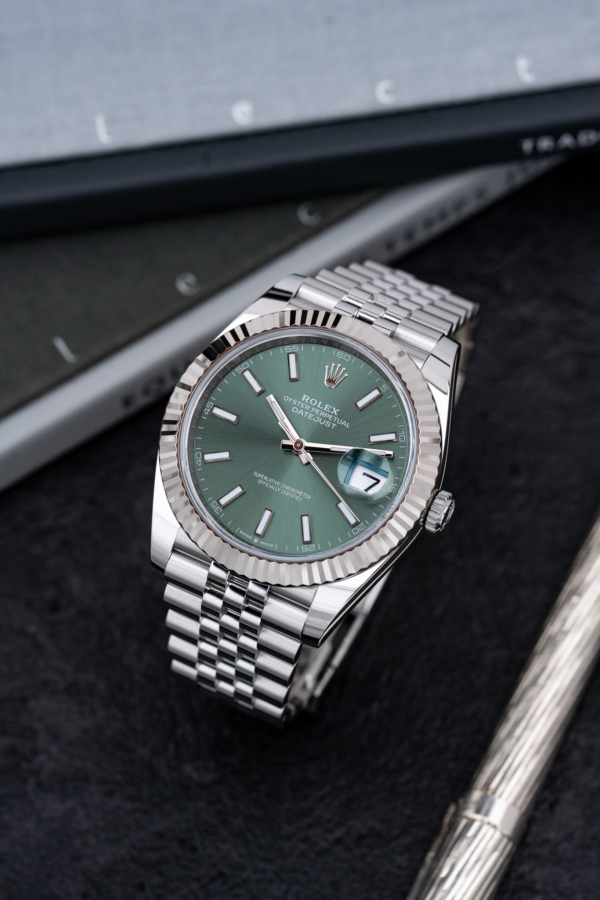Rolex Datejust 41 Vert Menthe "Unworn"